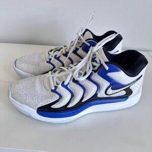 Nike Basketball Sneakers Penny Mens 8 Womens 9.5 KD 17 White Game Royal Shoes
